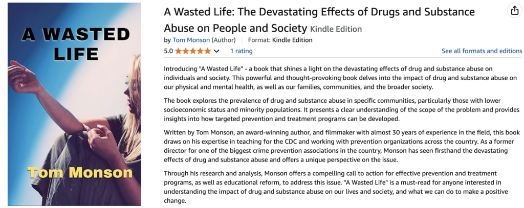 Books by Tom Monson A Wasted Life 