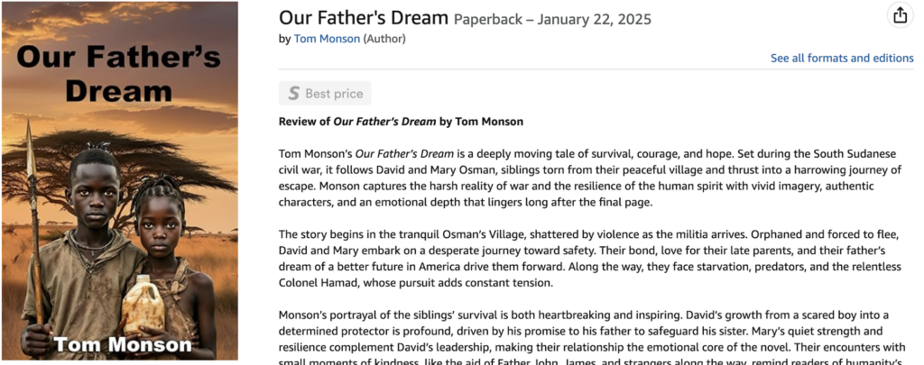 Books by Tom Monson Our Father’s Dream