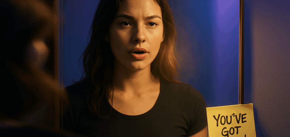 Self-Coaching for Gen Z?Level Up featured image of a woman who is coaching herself.