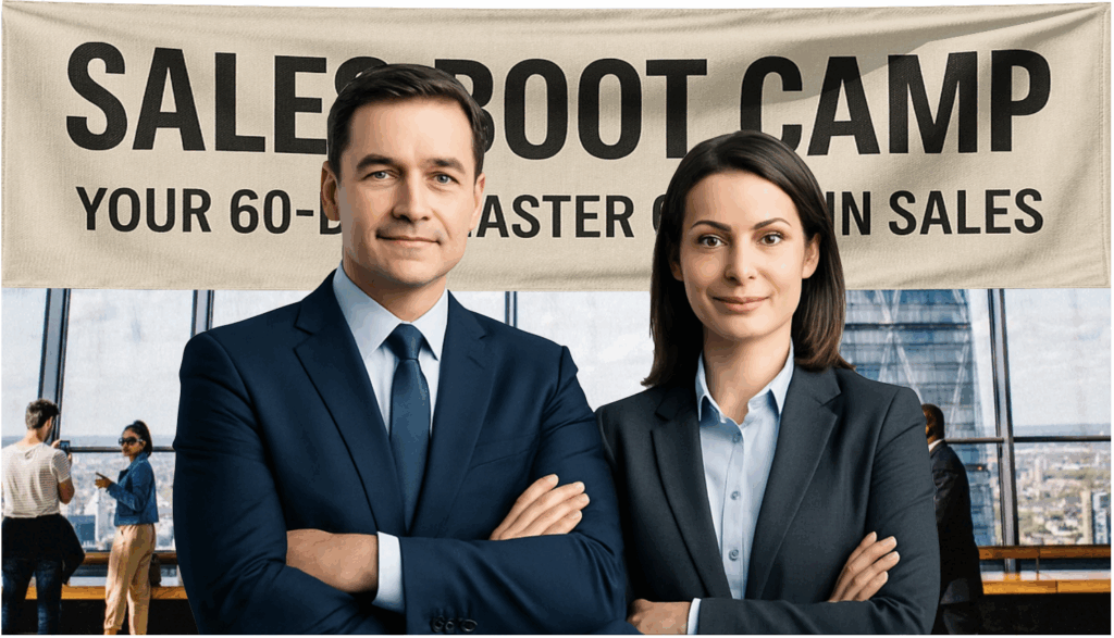 Sales Boot Camp is a 60-day Sales Master Class for building sales skills, mindset, and habits for measurable results.