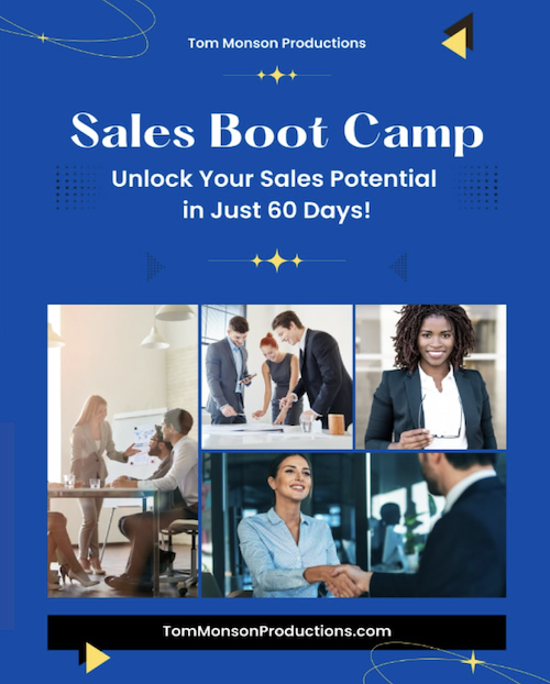 Jumpstart your sales success in just 60 days! Sales Boot Camp delivers hands-on exercises, real-world examples, and proven strategies to help you build trust, master selling, and achieve breakthrough results—whether you’re new or sharpening your skills.