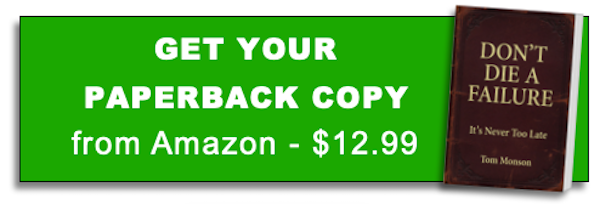 The order button for finding purpose later in life from Amazon